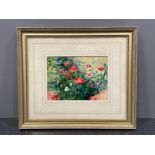 Douglas Ian Eaton (b 1947) cathys poppies watercolour 14cm x 18cms signed bottom right