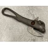 Late Victorian Bully Beef cast iron can opener bulls head produced for US Army 1860 to WWI
