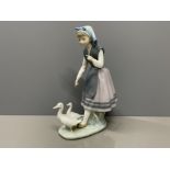 Lladro 5202 Aracely with ducks in good condition