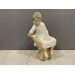Lladro 4876 Thinking time. In good condition