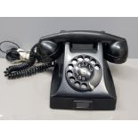 Vintage Black bakelite telephone in full working condition