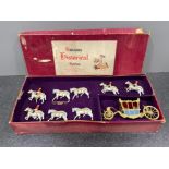 Vintage W Britain historical series horse and carriage in original box