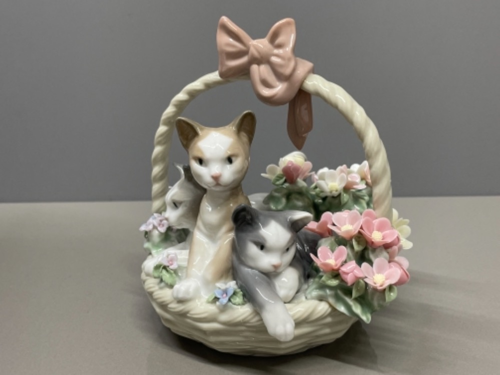 Lladro 1444 Purr-fect in good condition with original box - Image 2 of 3