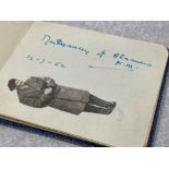Autograph - small autograph album bearing single signature only of field marshal Montgomery dated