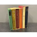 6 folio society books including The london journal and The small house at allington all in