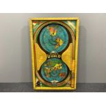 1930s tin plate Bagatelle. Possibly American