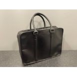 Giorgio Armani black leather bag