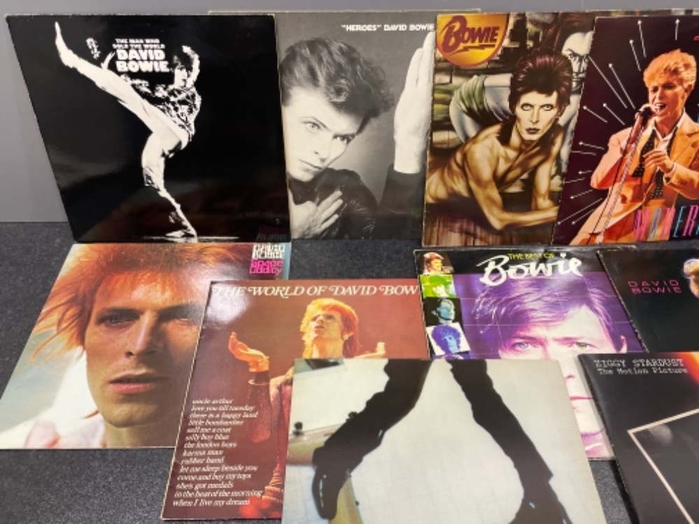 David Bowie vinyls x10 including The man who sold the world, Heroes, Diamond Dogs and The best of - Bild 2 aus 3