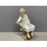 Lladro 4876 little thinker in good condition