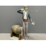 Lladro 5239 the wine taster in good condition