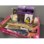 Box of hair extensions