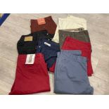 8 x pairs gent trousers size 38” waist