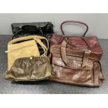 5 x leather ladies handbags (Tula, Taurus and Morgado)