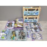 Mixture of accessories from the huge Wizkids wargame pirates, crimson coast scenery, at oceans