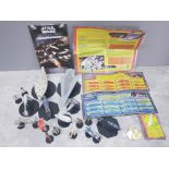 Selection of Star Wars minatures from the popular wargame starship battles also includes game mat,