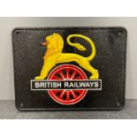 British railways wall plaque 29cm x 22cms