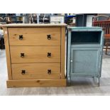 Set of 3 drawers and bedside unit