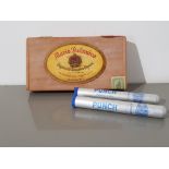 Vintage Mario palomino cigars , still sealed in original box plus 2 punch Habana cigars in