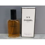 Bottle of Chanel No 5 ladies perfume, 50ml bottle in original box