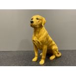 Beautiful Golden Labrador figure 25cms