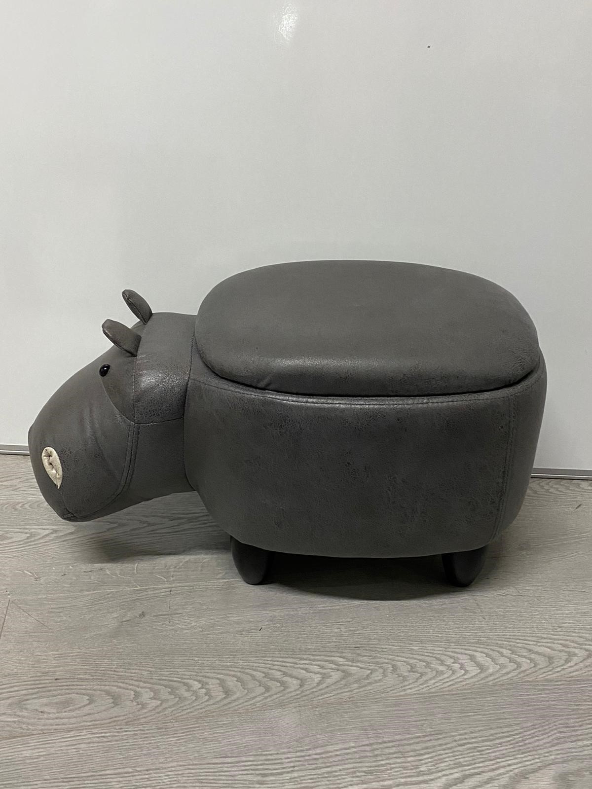 Small Hippo storage stool 34cm in height