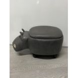 Small Hippo storage stool 34cm in height