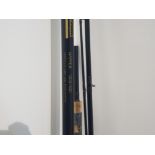 Two course fishing rods excellent condition, one Shakespeare dapper 17 ft telescopic, and a silstar