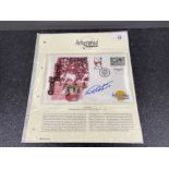 Football 1966 World Cup commemorative cover signed by Geoff hurst