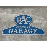 RAC approved garage wall plaque 34cm x 24.5cms