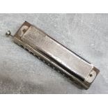 1920s M.Hohner super chromonica Harmonica with working slide mechanism, model no 2601/2