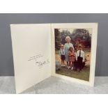 Royalty 1971 Christmas card from the queen mother with good bold signature