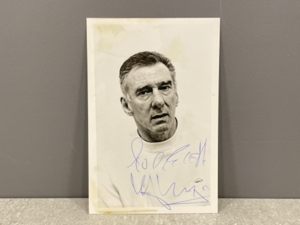 Autograph British criminal Reg Kray signed photograph