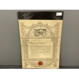 Royalty 1884 printed document appointment of Lionel Percy Smythe esquire to be a member of the royal