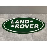 Land Rover cast wall plaque 35cm x 17cms