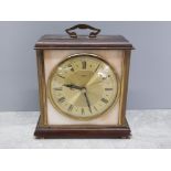Vintage Metamec marble and brass mantle clock