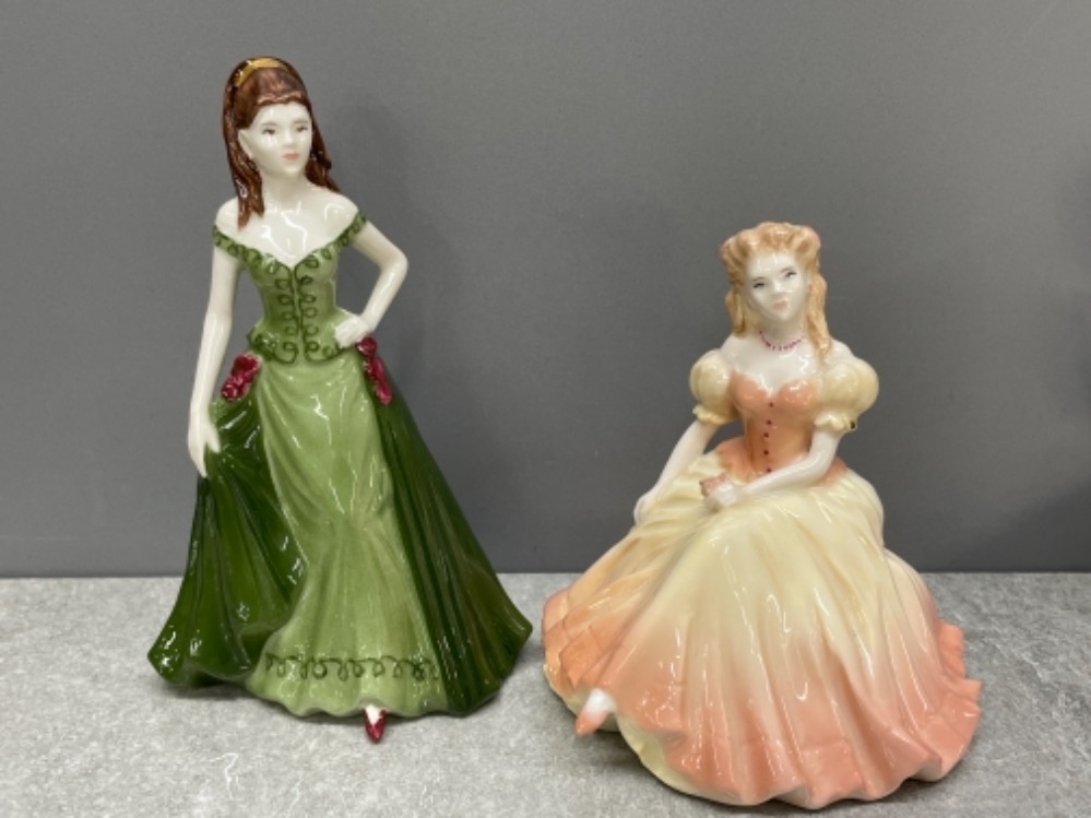 2 Coalport figures Debutantes Beth and your special day plus 2 Royal doulton images figures - Image 2 of 3