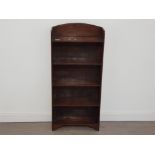 Set of mahogany 5 tier bookshelves 108x48cm