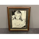 Autograph Hayley Mills English actress signed photograph framed
