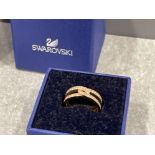 Swarovski ring (as new) size k1/2