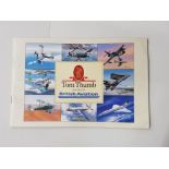 Tom Thumb history of british aviation cigar card album and complete collection