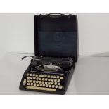 Vintage typewriter in original carrycase