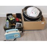 Job lot of electricals includes dash cam, xbox one games, vintage goodmans radio, ambiano 2 in 1