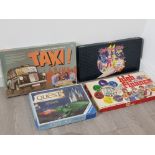 The original authentic game of Taxi, the adventures of captain can, ravensburger quest and the