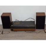 Hitachi stereo music centre SDT-7675 with matching speakers
