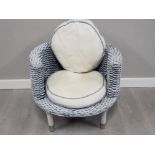 Roped Pet corner tub chair