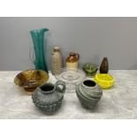 Miscellaneous pottery and glass