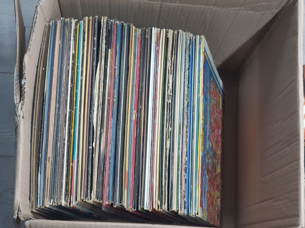 2 boxes of LP records, 60s, 70s and 80s, including Rod Stewart, Elton John, Abba etc - Bild 3 aus 3