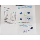 5.15ct natural certified Sri Lankan blue sapphire gemstone