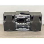 JVC 3 disc hi-fi system