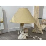 Modern table lamp and shade